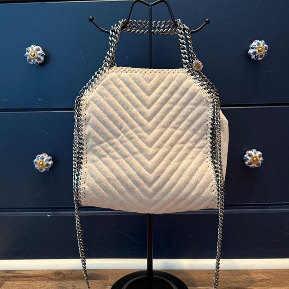 Stella McCartney Beige 2-Way Crossbody Bag